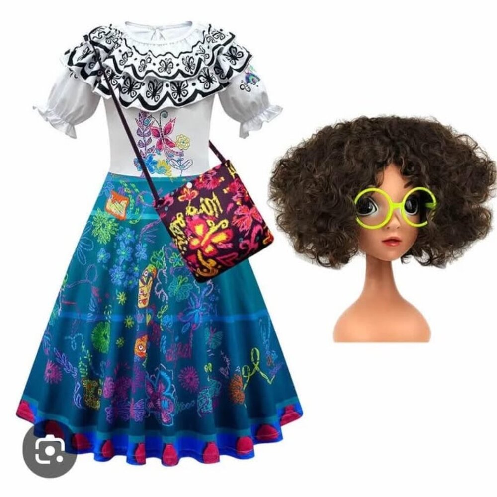 Encanto Costume for kids size 7/8 and 10/12 qty 2
